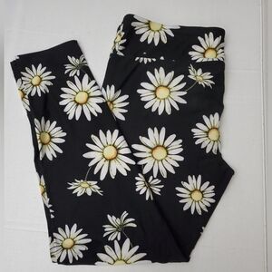 No Boundaries 1 Pr High Rise Daisy Print Leggings**NWOT**Sz XXL 19
